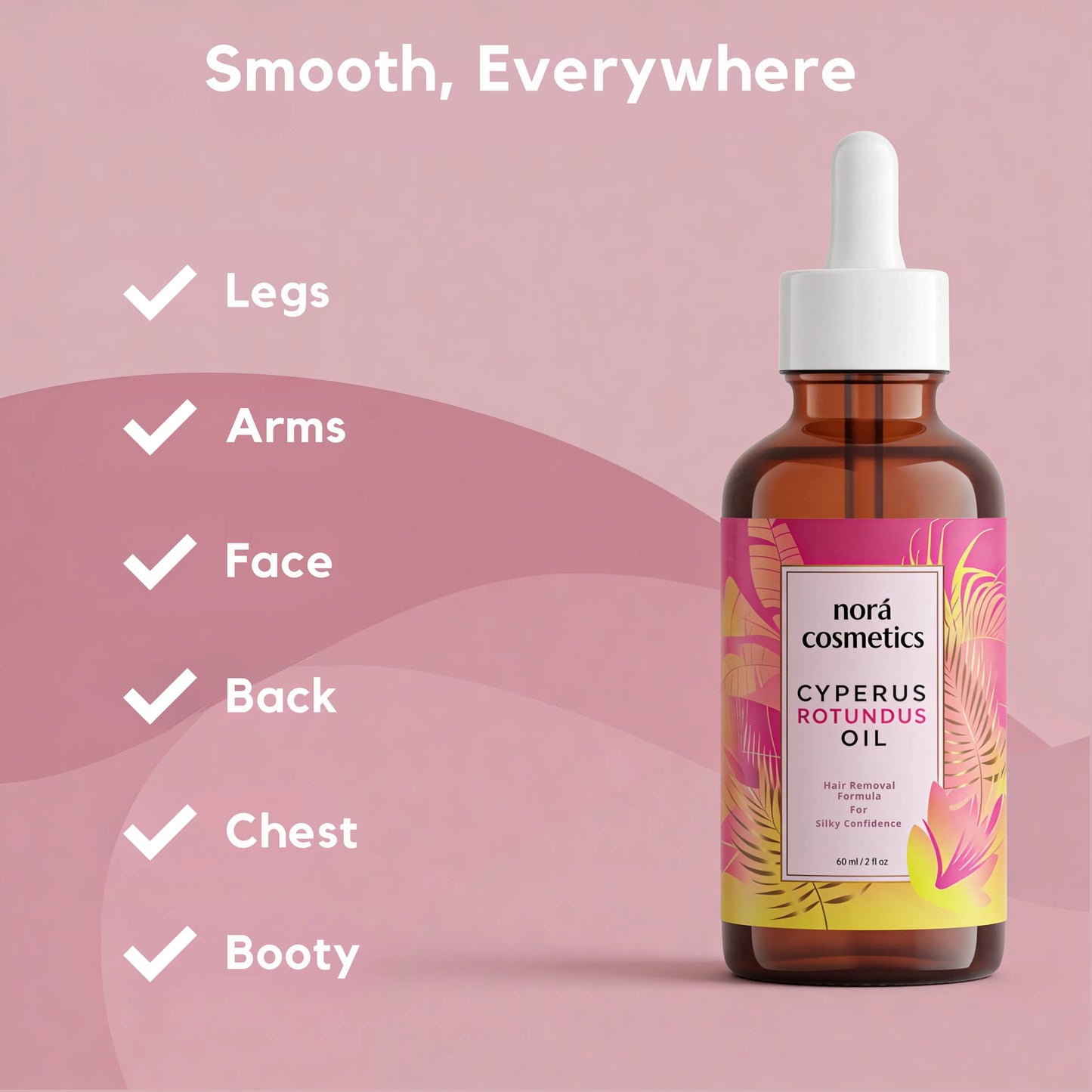 Norá Cosmetics Natural Hair Reduction Oil