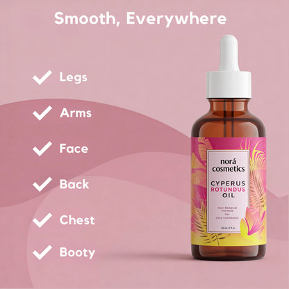 Norá Cosmetics Natural Hair Reduction Oil