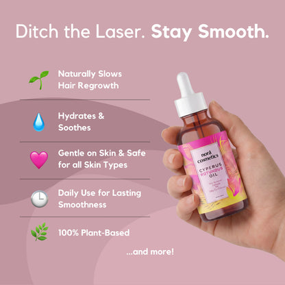 Norá Cosmetics Natural Hair Reduction Oil