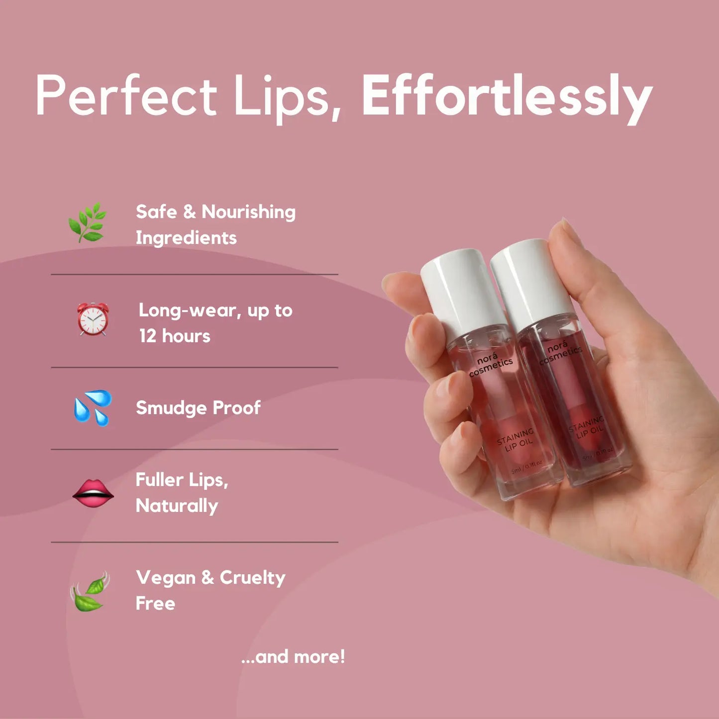 Norá Cosmetics Staining Lip Oil
